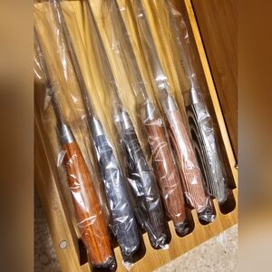 Colorful New in Box Steak Knife Set of 6